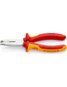 Knipex Клещи заголващи и резачки, хромирани, изолация до Ø10мм, VDE 1000V жълто-червена ръкохватка 165мм,  - K1346165 - 12