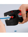 Knipex Клещи заголващи автоматични NexStrip, синьо-червена ръкохватка 190мм,  - K1272190 - 10