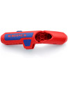 Knipex Универсален инструмент за заголване на кабели ErgoStrip, дясна ръкохватка 135мм, с фиксатор,  - K169501SB - 12