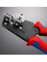 Knipex Клещи заголващи прецизни, жило Ø2.5-10мм, синьо-червена ръкохватка 195мм, с отваряща пружина,  - K121210 - 4