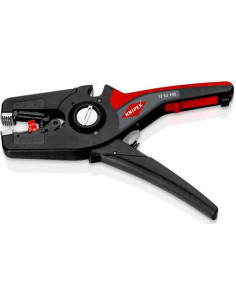 Knipex Клещи заголващи саморегулиращи PreciStrip, черно-фосфатирани, жило Ø0.08-16мм, черно-червена ръкохватка 195мм, - K125219 