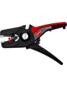 Knipex Клещи заголващи саморегулиращи PreciStrip, черно-фосфатирани, жило Ø0.08-16мм, черно-червена ръкохватка 195мм,  - K125219 - 3