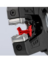 Knipex Клещи заголващи саморегулиращи PreciStrip, черно-фосфатирани, жило Ø0.08-16мм, черно-червена ръкохватка 195мм,  - K125219 - 6