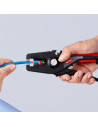 Knipex Клещи заголващи саморегулиращи PreciStrip, черно-фосфатирани, жило Ø0.08-16мм, черно-червена ръкохватка 195мм,  - K125219 - 8