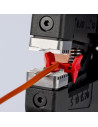 Knipex Клещи заголващи саморегулиращи PreciStrip, черно-фосфатирани, жило Ø0.08-16мм, черно-червена ръкохватка 195мм,  - K125219 - 10