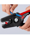 Knipex Клещи заголващи саморегулиращи PreciStrip, черно-фосфатирани, жило Ø0.08-16мм, черно-червена ръкохватка 195мм,  - K125219 - 12