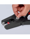 Knipex Клещи заголващи саморегулиращи PreciStrip, черно-фосфатирани, жило Ø0.08-16мм, черно-червена ръкохватка 195мм,  - K125219 - 16