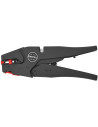 Knipex Клещи заголващи саморегулиращи, черно-фосфатирани, жило Ø0.03-10мм, ръкохватка 200мм, с отваряща пружина,  - K1240200