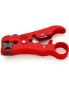 Knipex Инструмент за заголване на коаксиални кабели (RG6, RG7, RG11, RG59), червена ръкохватка 125мм, с отваряща пружина,  - K16 - 2