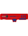 Knipex Инструмент за заголване на кабели, с телескопичен нож, за изолация Ø8-13мм, червена ръкохватка 125мм, с фиксатор,  - K168 - 14