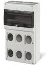 Scame Табло за индустриални контакти и DIN модули IP66, UV, PG и М вход, серия Domino (16 DIN и 6х16A или 32A) - 672.5616 - Цена