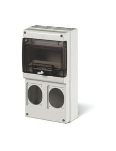 Scame Табло за индустриални контакти и DIN модули IP66, UV, PG и М вход, серия Domino (8 DIN и 2х16A) - 672.2300 - Цена | LEDs4e