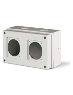 Scame Табло за индустриални контакти IP66, UV, PG и М вход, серия Domino (2х16A или 32A) - 672.1301 - Цена | LEDs4economy