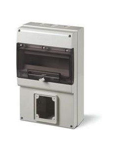 Scame Табло за индустриални контакти и DIN модули IP66, UV, PG и М вход, серия Domino (12 DIN и 1х63A) - 672.3302 - Цена | LEDs4