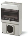 Scame Табло за индустриални контакти и DIN модули IP66, UV, PG и М вход, серия Domino (12 DIN и 1х63A) - 672.3302 - Цена | LEDs4