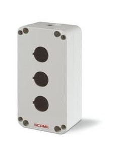 Scame Празна кутия IP65 три отвора ф22мм серия TOP 22 - 590.PR03K - Цена | LEDs4economy