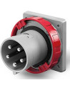 Scame Промишлен щепсел 3P+N+Е 125A 346-415V IP66/67, 6h серия Optima панелен монтаж 114x114мм - 248.12597 - Цена | LEDs4economy