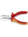Knipex Клещи резачки с извит остър връх, хромирани, VDE 1000V жълто-червена ръкохватка 160мм,  - K2526160 - 3