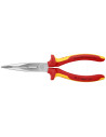 Knipex Клещи резачки с извит дълъг остър връх, хромирани, VDE 1000V жълто-червена ръкохватка 200мм,  - K2626200 - 3