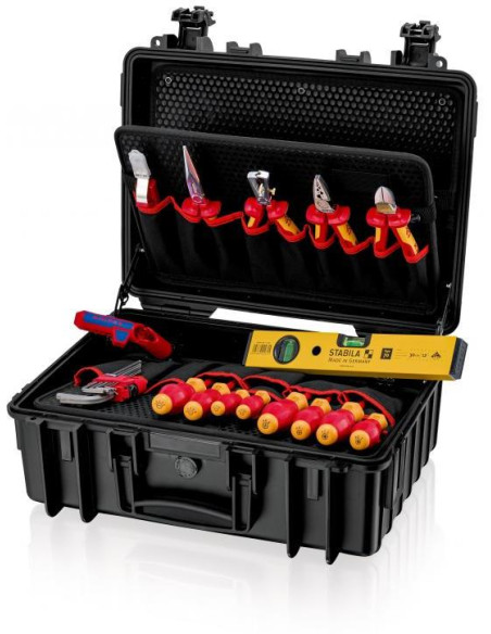 Комплект в куфар Robust23 Start с 24 бр. инструменти VDE 1000V за електротехници, Knipex