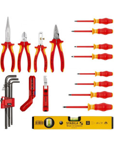 Knipex Комплект в куфар Robust23 Start с 24 бр. инструменти VDE 1000V за електротехници, - K002134HLS2 - Цена | LEDs4economy 2