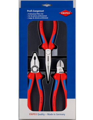 Knipex Комплект с 3 бр. клещи - комбинирани 180мм (K0302180), 