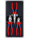 Knipex Комплект с 3 бр. клещи - комбинирани 180мм (K0302180), резачки 160мм (K7002160), дълъг остър връх 200мм (K2615200),  - K0 - 2