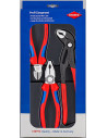 Knipex Комплект с 3 бр. клещи - комбинирани 180мм (K0302180), резачки 160мм (K7002160), Cobra 250мм (K8701250),  - K002009V01