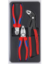 Knipex Комплект с 3 бр. клещи - комбинирани 180мм (K0302180), резачки 160мм (K7002160), Cobra 250мм (K8701250),  - K002009V01 - 5
