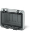 Scame Капак за 12 DIN IP65 серия GOMMA гумирано - 654.0140-12 - Цена | LEDs4economy