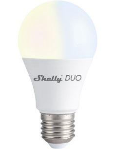 Shelly Лампа LED 9W 2700-6500K E27 A60 800lm 190° димируема 30000h Shelly Duo - 262122 - Цена | LEDs4economy