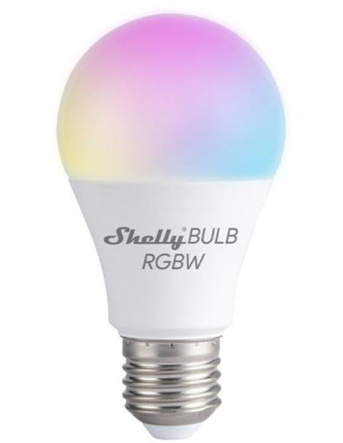 Лампа LED 9W RGBW E27 A60 800lm 190 димируема 30000h Shelly Duo - 262306