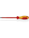 Knipex Отвертка шлиц 6.5, VDE 1000V жълто-червена ръкохватка 262мм, - K982065 - Цена | LEDs4economy