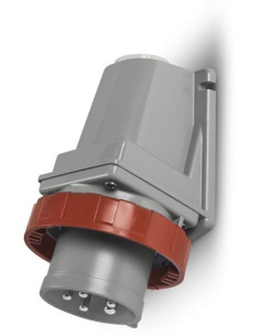 Scame Промишлен щепсел 3P+N+Е 16A 346-415V IP67/69, 6h с реверс серия Optima за открит монтаж - 245.1697RV - Цена | LEDs4economy