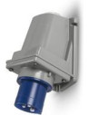 Scame Промишлен щепсел 2P+Е 32A 200-250V IP44/54, 6h серия Optima за открит монтаж - 240.3293 - Цена | LEDs4economy