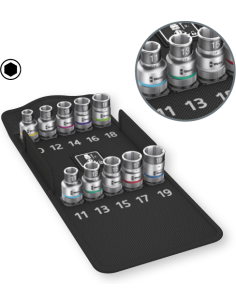 Wera Комплект 10х вложки ½" (10…19), 8790 HMC HF 1 Zyklop - W004203 - Цена | LEDs4economy