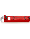 Knipex Кабелен нож, за изолация Ø4-16мм, червена ръкохватка 130мм, с фиксатор,  - K162016SB - 7