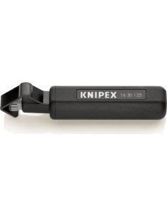 Knipex Кабелен нож, за изолация Ø6-29мм, черна ръкохватка 135мм, с фиксатор, - K1630135SB - Цена | LEDs4economy
