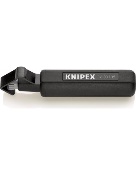 Knipex Кабелен нож, за изолация Ø6-29мм, черна ръкохватка 135мм,