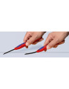 Knipex Макетен нож с магнезиев корпус Cutix, стабилизационна шина и 2 резервни ножчета,  - K9010165BK - 4