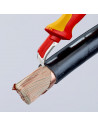 Knipex Кабелен нож извит с предпазител, VDE 1000V жълто-червена ръкохватка 180мм,  - K9855 - 5
