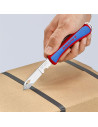 Knipex Сгъваем нож за електротехници, синьо-червена ръкохватка 120мм,  - K162050SB - 5