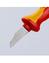 Knipex Кабелен нож, VDE 1000V жълто-червена ръкохватка 190мм,  - K9852 - 3