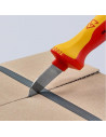 Knipex Кабелен нож, VDE 1000V жълто-червена ръкохватка 190мм,  - K9852 - 6