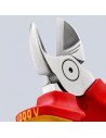 Knipex Клещи диагонални резачки, хромирани, VDE 1000V жълто-червена ръкохватка 160мм,  - K7006160 - 7