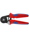 Knipex Клещи автоматични за кримпване на кабелни накрайници 0.08-16мм2 квадрат, ръкохватка 180мм, с пружина,  - K975304