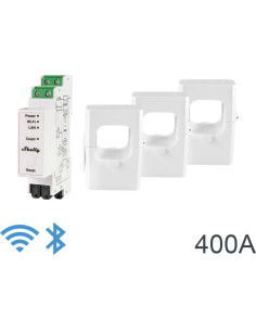 Shelly Трифазен Smart мерител 3х 400A за DIN монтаж Shelly PRO 3EM 400A - Цена | LEDs4economy