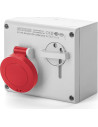 Scame Промишлен контакт 3P+N+Е 32A IP44 с механична блокировка серия Omnia - 500.3287 - Цена | LEDs4economy