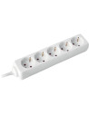COMMEL Разклонител БЯЛ 5x2P+E с кабел 5 метра / 1.5mm2 - C232-503 - Цена | LEDs4economy