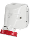 Scame Промишлен контакт 3P+Е 16A 6h IP66 серия Optima Top M25 открит монтаж - 518.1656T - Цена | LEDs4economy